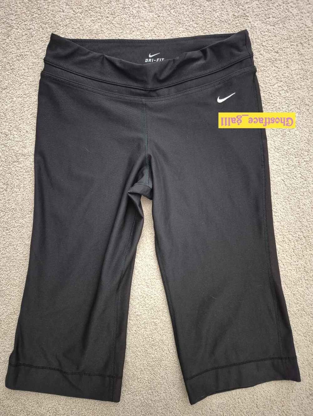Nike Dri-FIT Black Capris